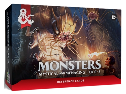 DnD 5e - Trove 7 - Monsters Mystical and Menacing (CR 0-5) - Reference Cards Deck